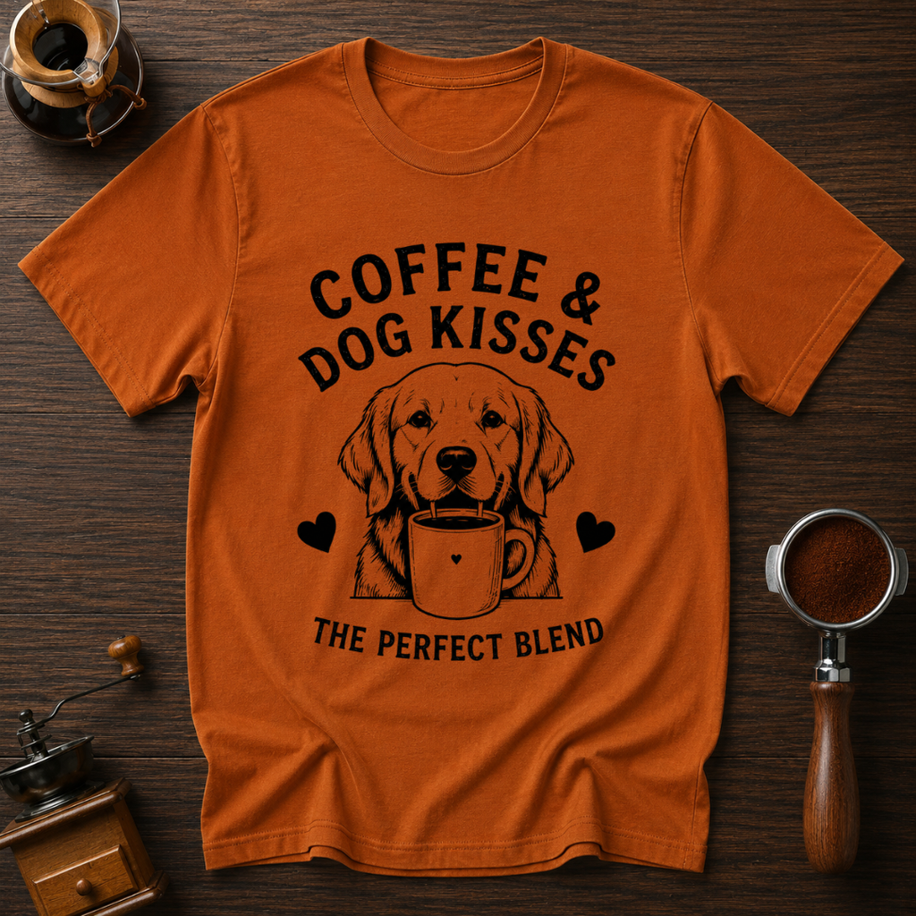 Coffee & Dog Kisses Dyed T-shirt