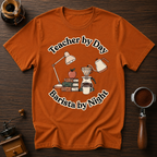 Teacher by Day Barista by Night Dyed T-shirt