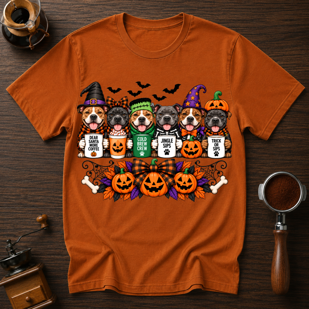Pittie Halloween Dyed T-shirt