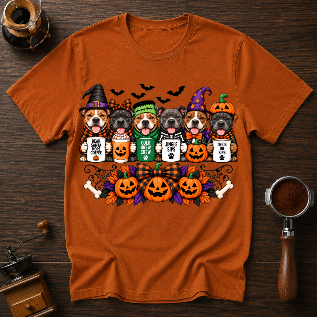 Pittie Halloween Dyed T-shirt