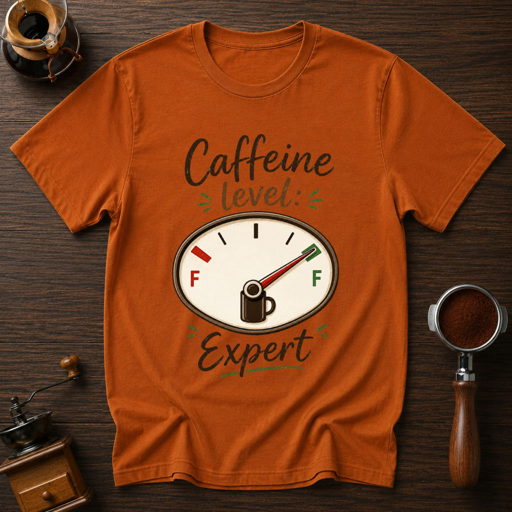 Coffee Level Expert Dyed T-shirt