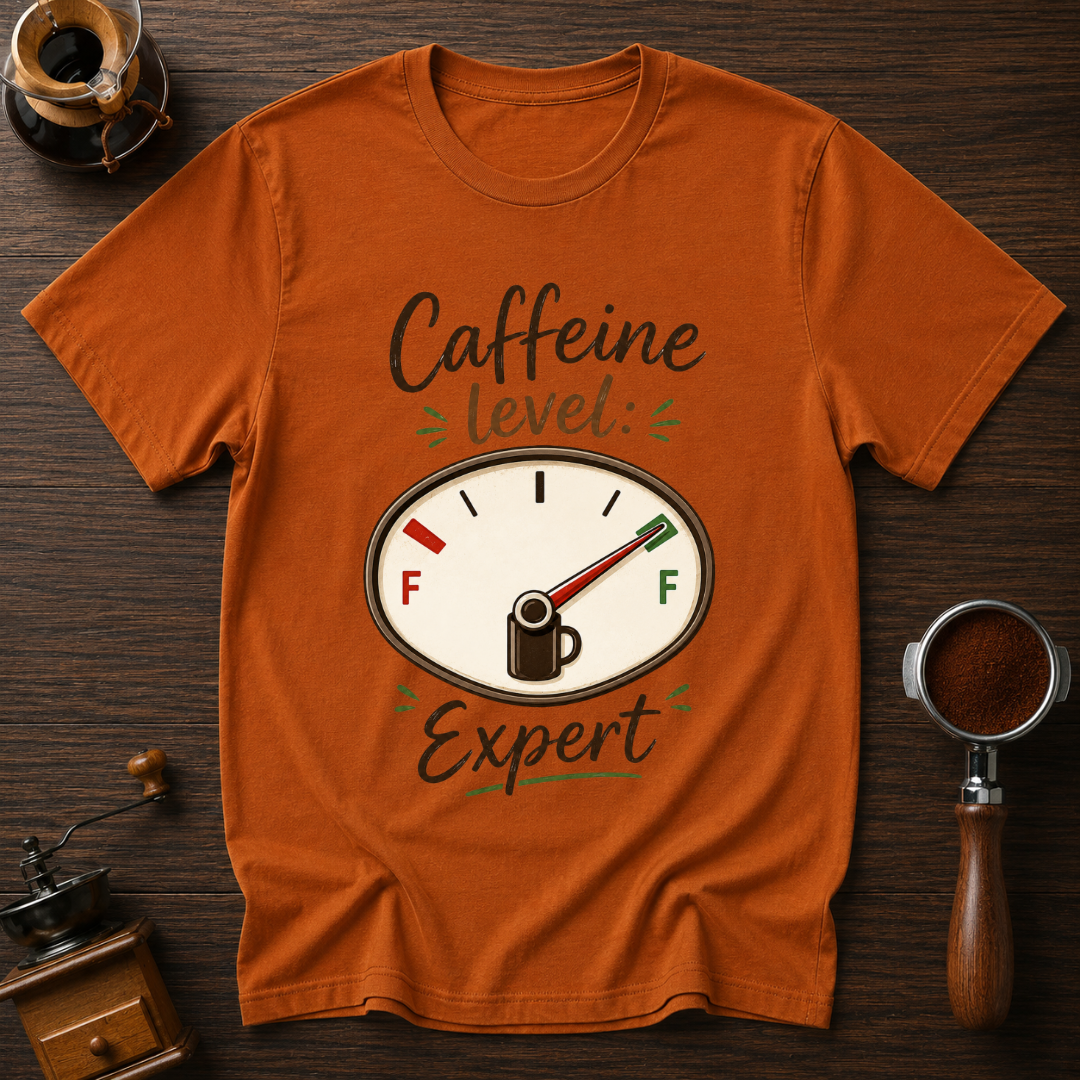 Coffee Level Expert Dyed T-shirt