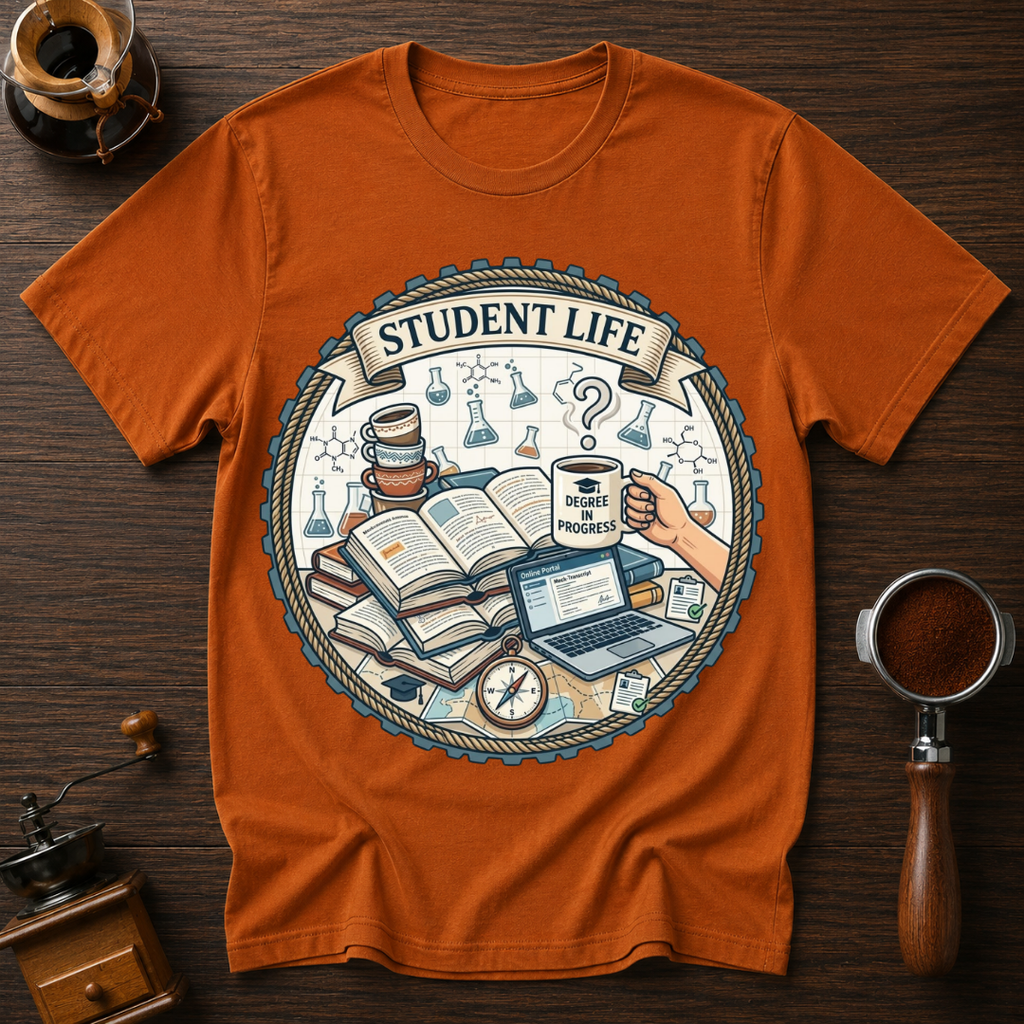 Student Life Dyed T-shirt