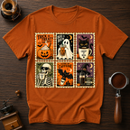 Trick Or Treat I'll Take Coffee Dyed T-shirt
