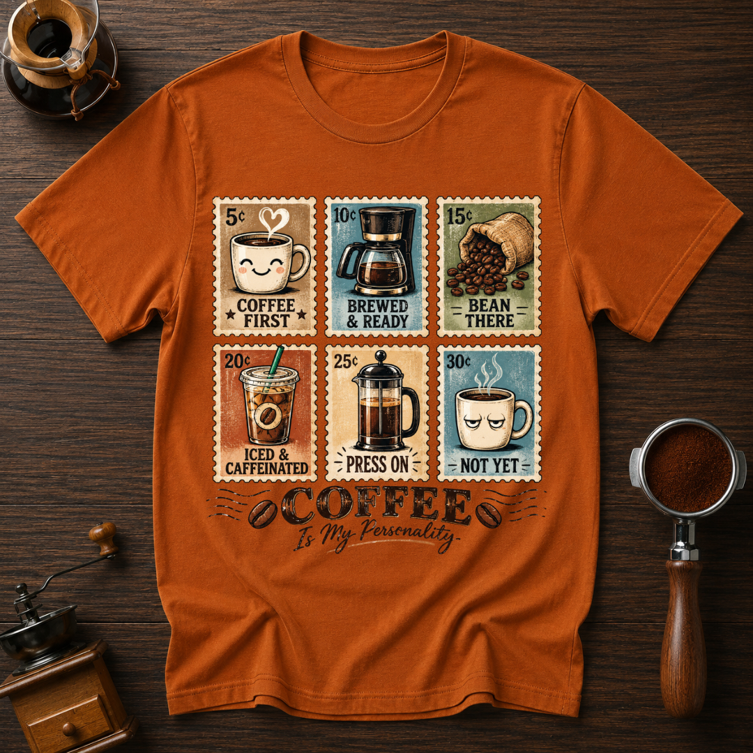 Coffee Is My Personality Dyed T-shirt